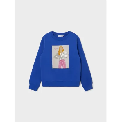 Zdjęcie NAME IT Bluza 13221346 Niebieski Regular Fit