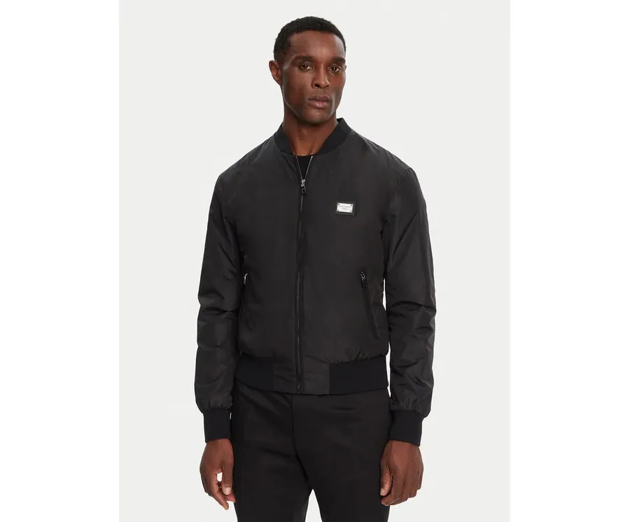 obrazek 1 Dolce&Gabbana Kurtka bomber G9ABPT G7F2J Czarny Regular Fit