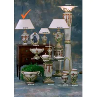 Zdjęcie Urokliwa włoska ceramiczna lampa do salonu