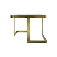 Picture Coffee table with brass structure H.45xL.120xP.60 cm