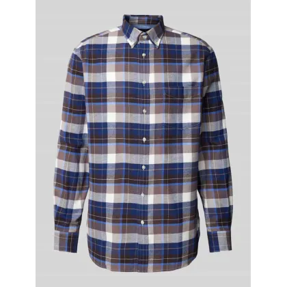Zdjęcie Koszula casualowa o kroju regular fit z kołnierzykiem typu button down