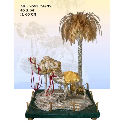 Zdjęcie Elegancka włoska figura dwóch wielbłądów