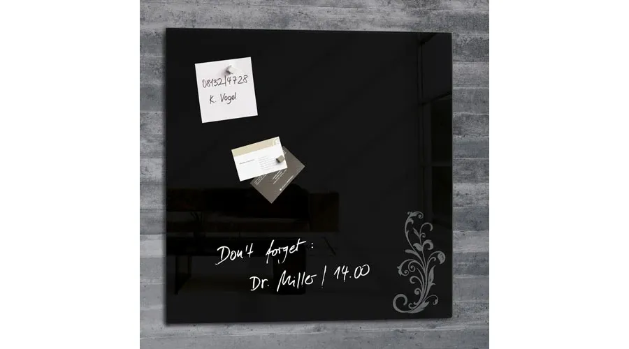 picture 7 Magnetic Glass Board artverum 48x48 cm