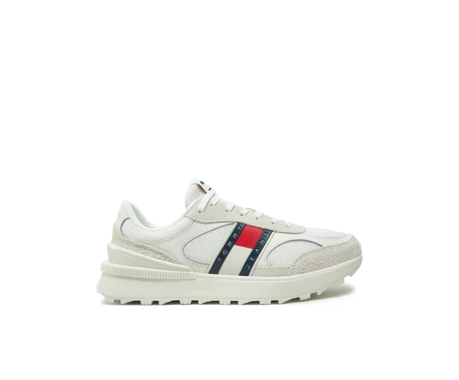 obrazek 1 Tommy Jeans Sneakersy Tjm Technical Runner Ess EM0EM01537 Biały