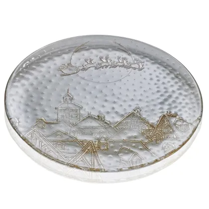 Zdjęcie Stylowy bożonarodzeniowy talerz o wyjątkowym motywie – IVV