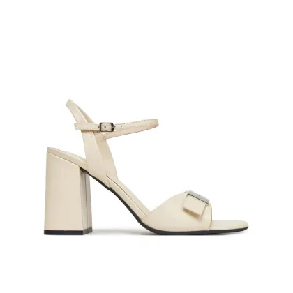 Zdjęcie Calvin Klein Sandały Heel Sandal 85 W/Ck Hw - Lth HW0HW02485 Écru