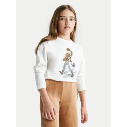 Zdjęcie Mayoral Bluzka 7018 Écru Regular Fit