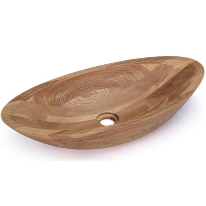 Zdjęcie Elitarna umywalka 60 cm ORION, dąb, lakier błyszczący, naturalny