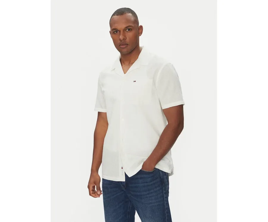 obrazek 1 Tommy Jeans Koszula DM0DM20895 Écru Regular Fit