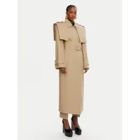 Zdjęcie Balmain Trencz DF0TL155CF48 Beżowy Regular Fit