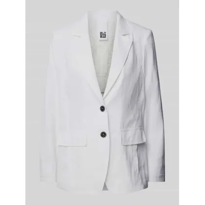 Zdjęcie Żakiet z mieszanki lnu z kołnierzem z patkami