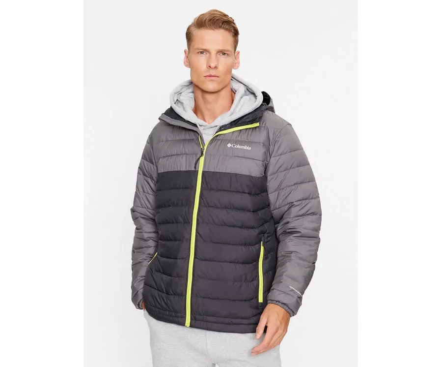 obrazek 1 Columbia Kurtka przejściowa Powder Lite™ Hooded Jacket Szary Regular Fit