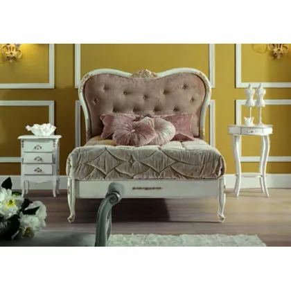 Zdjęcie Klasyczne pikowane łóżko z Florencji