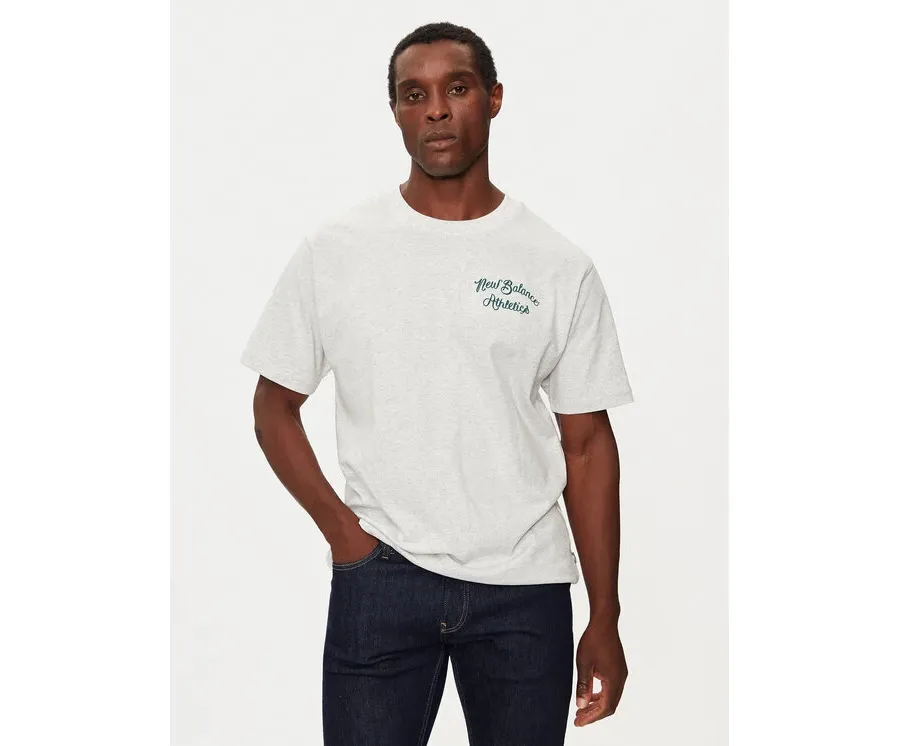 obrazek 1 New Balance T-Shirt MT43556 Szary Regular Fit