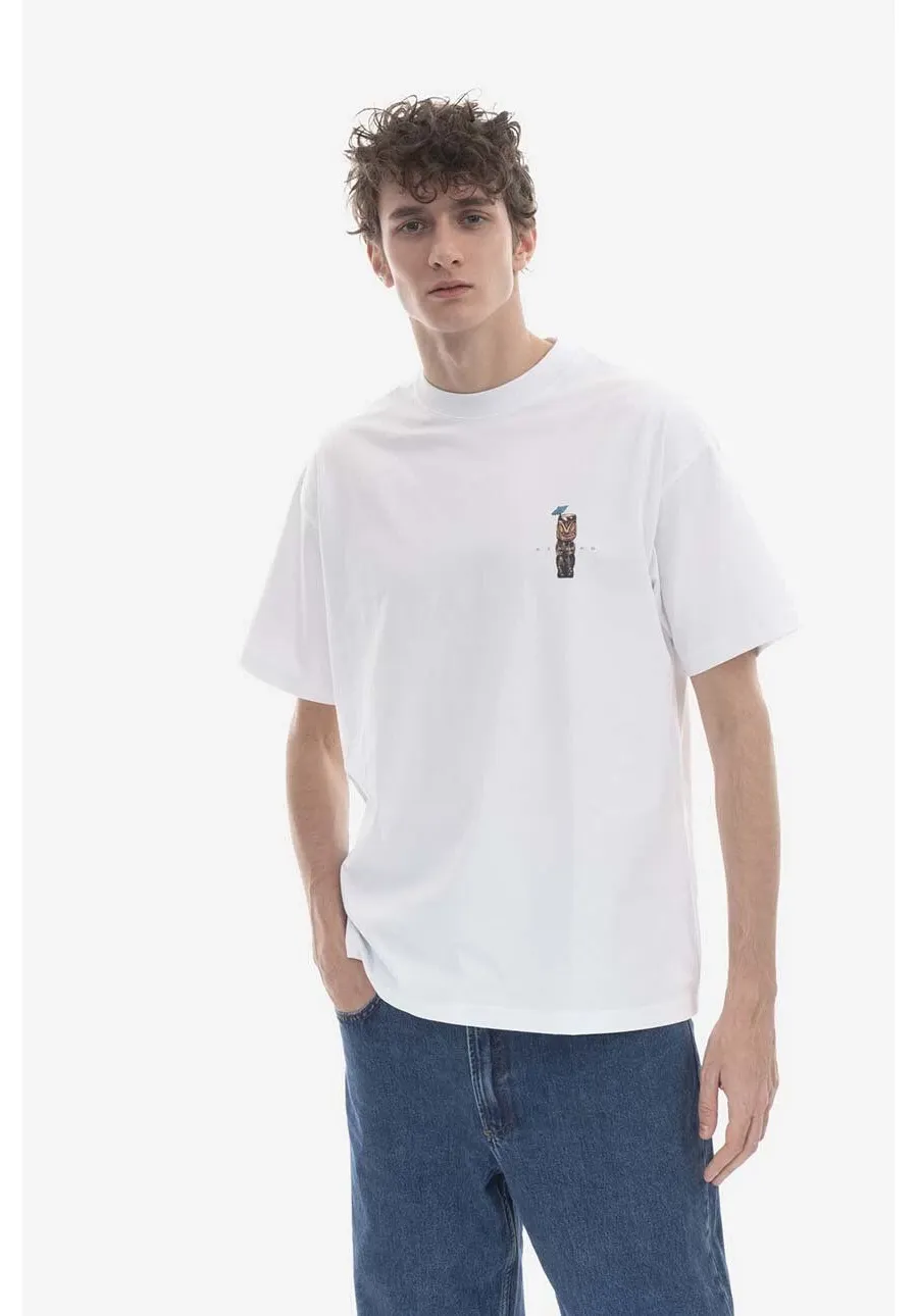 obrazek 1 STAMPD t-shirt bawełniany kolor biały z nadrukiem SLA.M3049TE-WHT