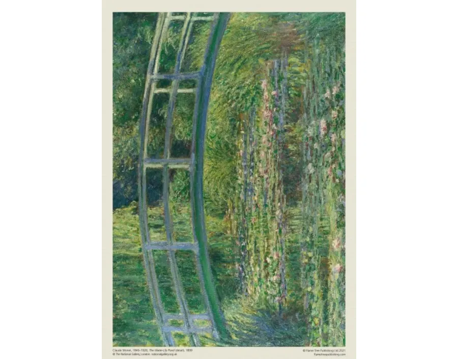 obrazek 3 Puzzle dla dorosłych National Gallery Monet: Most nad stawem liliowym - Flame Tree Publishing