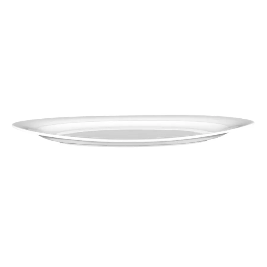 obrazek 3 Porcelanowy owalny biały półmisek 35x27 cm w stylu nowoczesnym - Seltmann Weiden