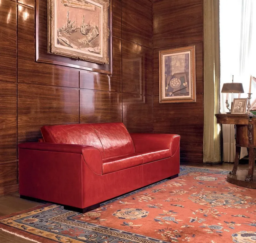 obrazek 5 Stylowa sofa z nowoczesnej kolekcji skórzanych sof – Mascheroni