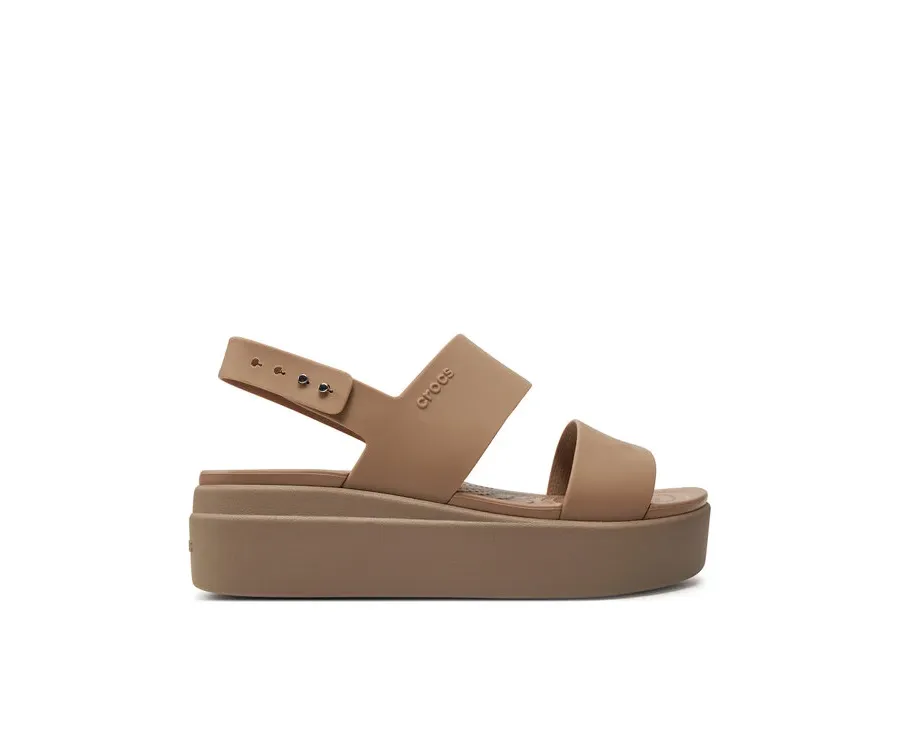 obrazek 1 Crocs Sandały Brooklyn Low Wedge W 206453 Beżowy