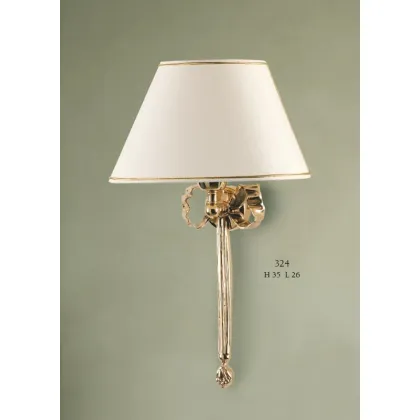 Zdjęcie Stylowa lampa ścienna z kokardą 27×34 - Il Paralume Marina