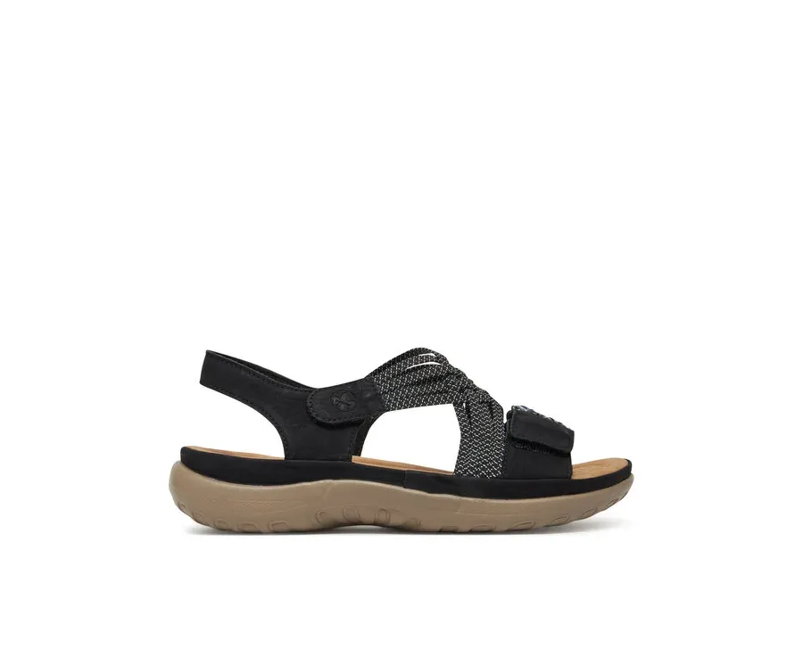 obrazek 1 Rieker Sandały 64889-00 Czarny