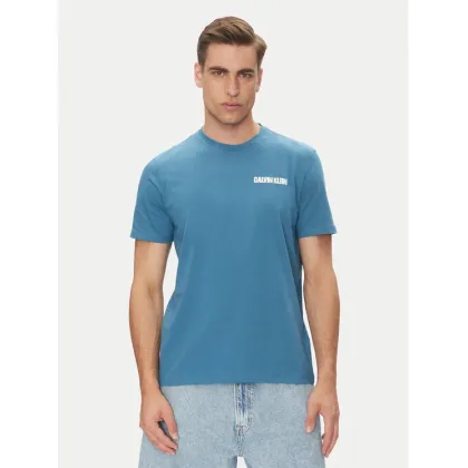 Zdjęcie Calvin Klein Jeans T-Shirt LV04RC846G Niebieski Regular Fit