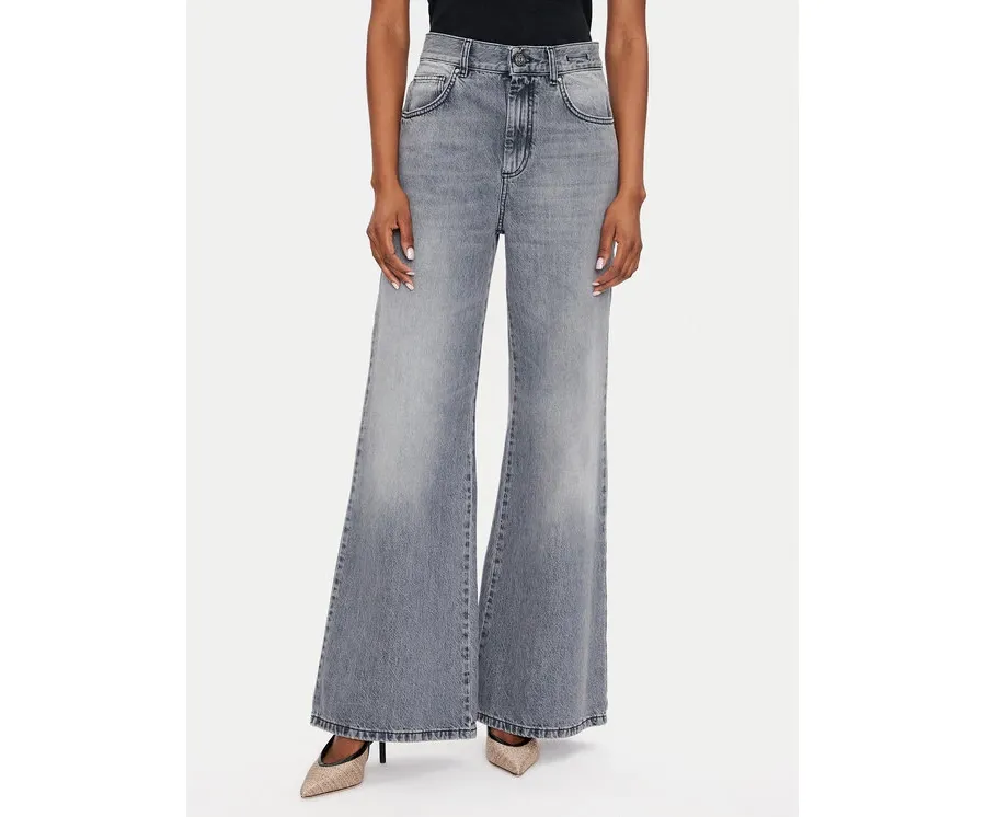 obrazek 1 Marella Jeansy 2423186034 Szary Wide Leg