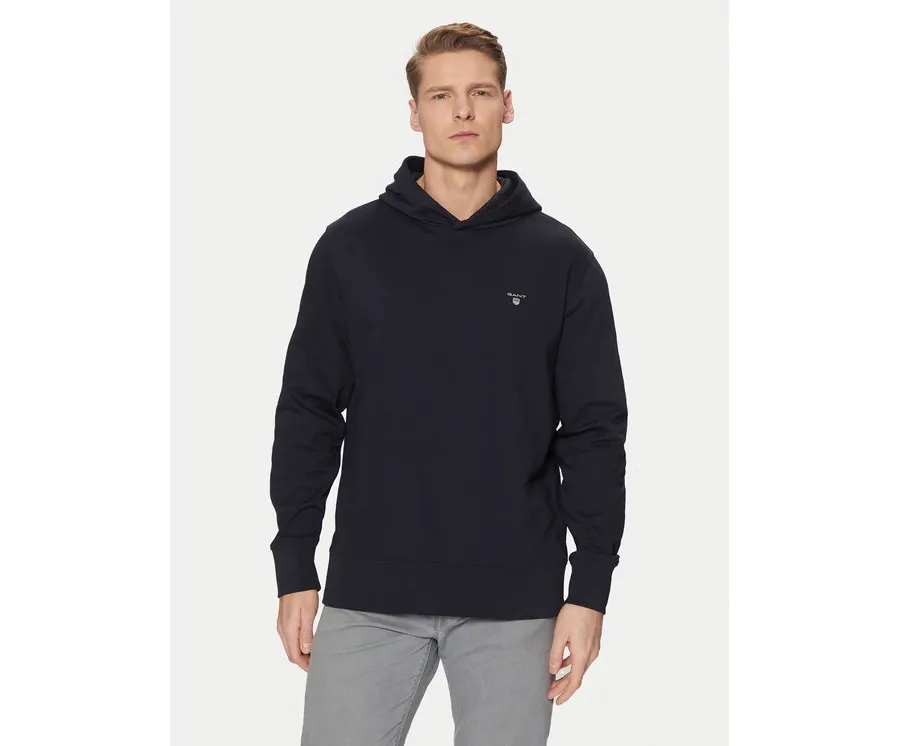 obrazek 1 Gant Bluza Original Shield 2014016 Granatowy Regular Fit