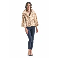 Picture Stylish short mink fur coat - A&A Vesa