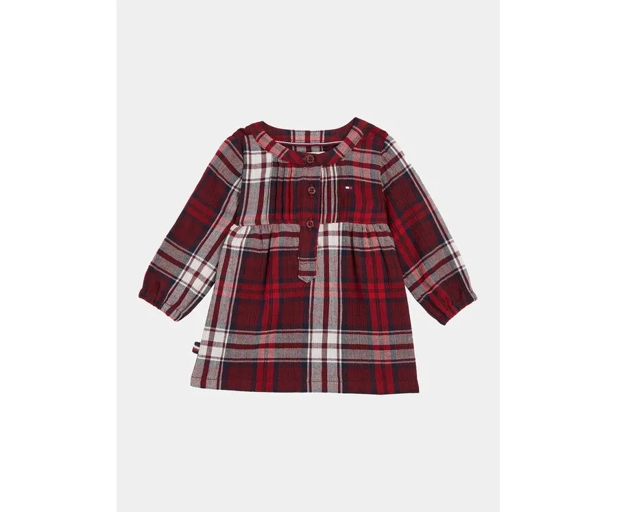 obrazek 1 Tommy Hilfiger Sukienka codzienna KN0KN01717 Czerwony Regular Fit
