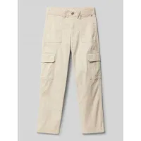 Zdjęcie Spodnie cargo z prostą nogawką i wyhaftowanym logo model ‘UTILITY’