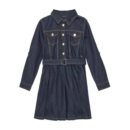 Zdjęcie Guess Sukienka jeansowa J5YK12 D4EU0 Granatowy Regular Fit