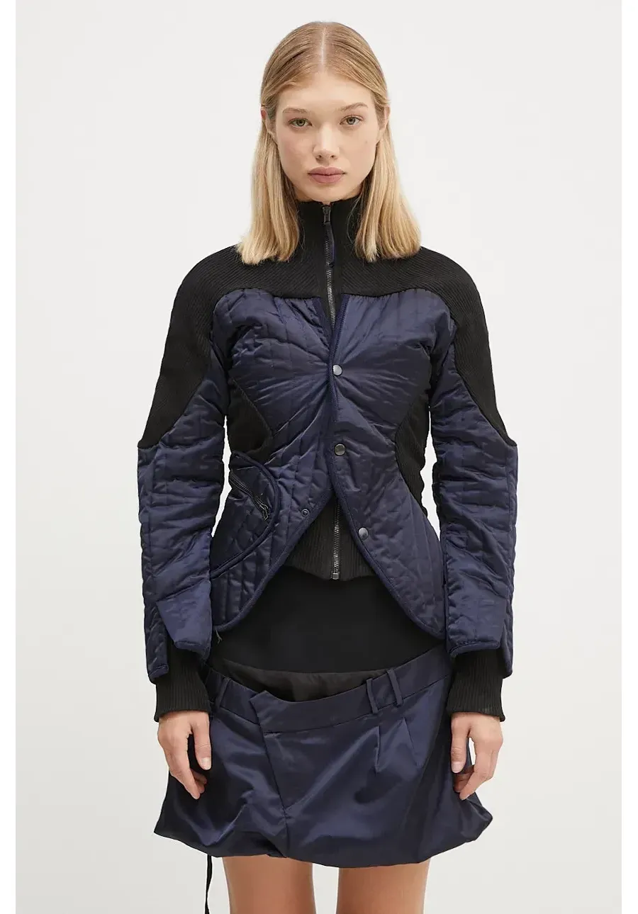 obrazek 1 Ottolinger kurtka Quilted Silhouette Jacket damska kolor niebieski przejściowa 1090605221