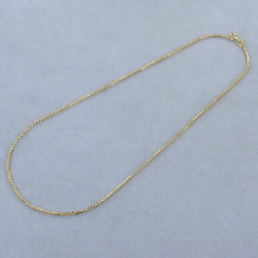 obrazek 1 Ponadczasowy łańcuszek wykonany z żółtego złota (40 cm)