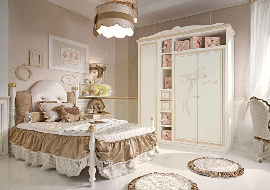 picture 1 Luxurious bed, locker chair, and stylish wardrobe for girls