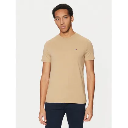 Zdjęcie Tommy Jeans T-Shirt Jaspe DM0DM20363 Beżowy Slim Fit