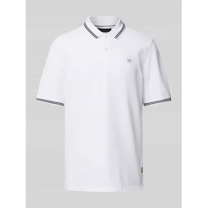 Zdjęcie Koszulka polo z obszyciem w kontrastowym kolorze