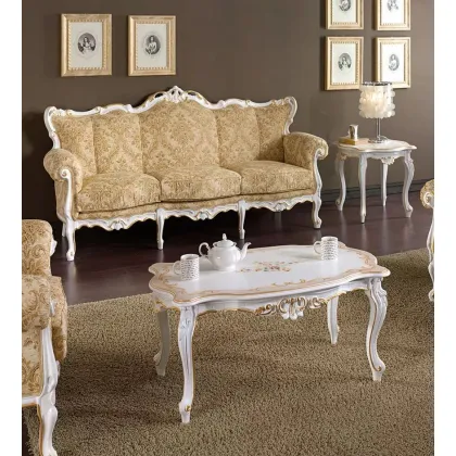 Zdjęcie Luksusowa sofa 3-osobowa w stylu barokowym