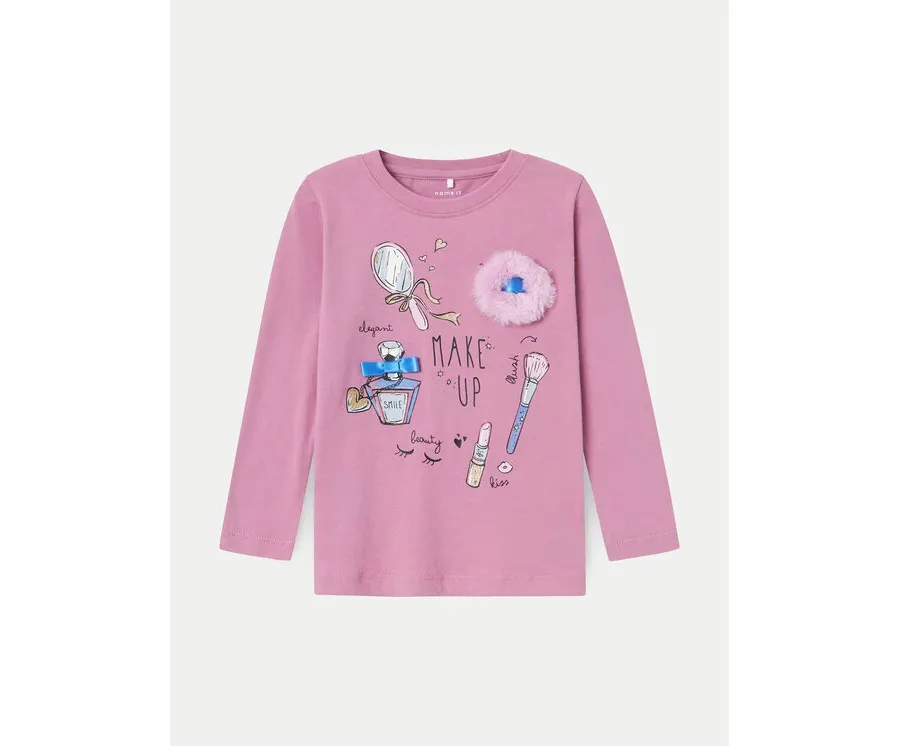 obrazek 1 NAME IT Bluzka 13235991 Różowy Regular Fit