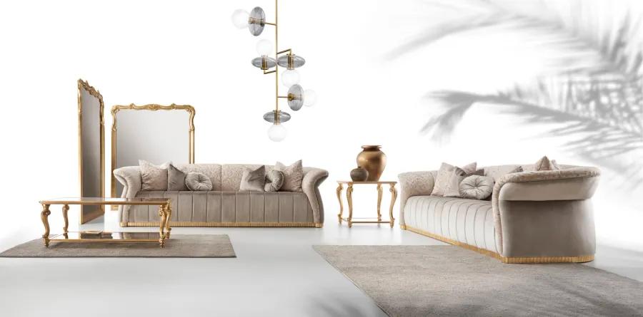 obrazek 4 Ekskluzywna klasyczna duża sofa do salonu