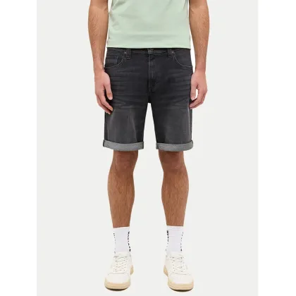 Zdjęcie Mustang Szorty jeansowe Washington 1016453 Czarny Straight Fit