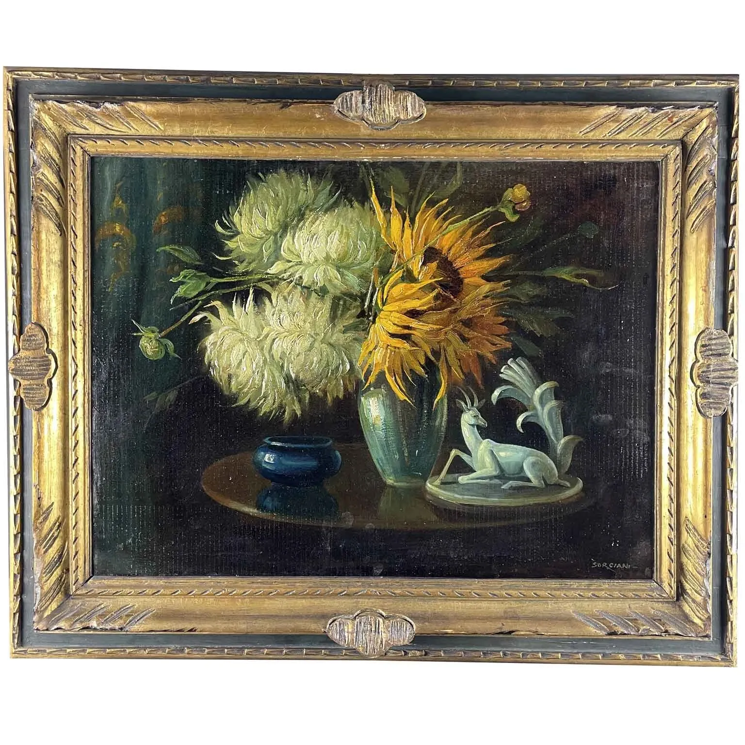 Zdjęcie Martwa natura z kwiatami, Giuseppe Sorgiani, około 1930 r.