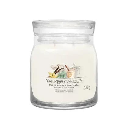 Zdjęcie Yankee Candle Sweet Vanilla Horchata Signature Jar Świeca zapachowa 368 g
