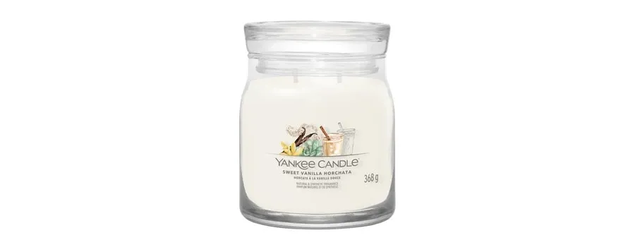 obrazek 1 Yankee Candle Sweet Vanilla Horchata Signature Jar Świeca zapachowa 368 g
