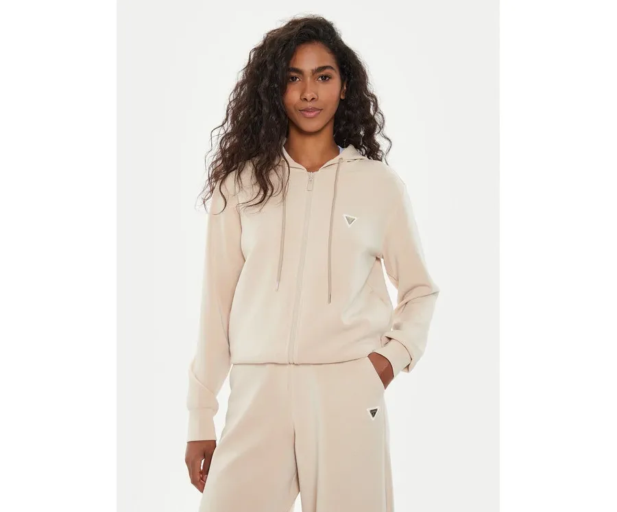 obrazek 1 Guess Bluza V4YQ06 KCAY2 Beżowy Regular Fit