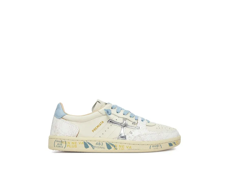 obrazek 1 Premiata Sneakersy BSKT CLAYD VAR 6780 Écru