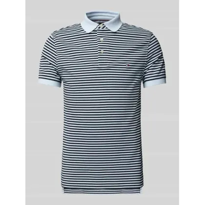 Zdjęcie Tommy Hilfiger Polo 1985 MW0MW17771 Granatowy Slim Fit