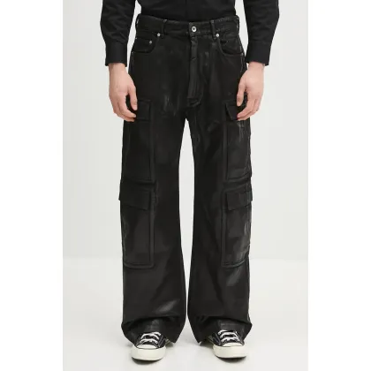 Zdjęcie Rick Owens DRKSHDW jeansy Double Cargo męskie DU01E3361.DCF