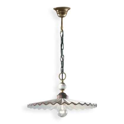 Zdjęcie Klasyczna duża włoska lampa wisząca Laquila