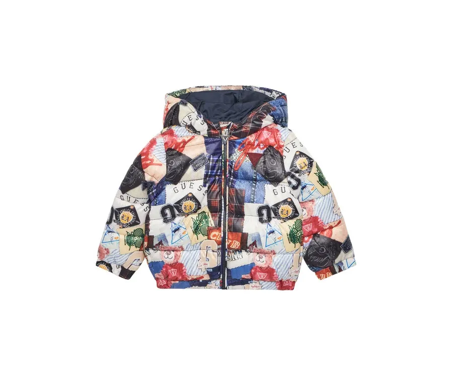 obrazek 1 Guess Kurtka zimowa N5YL05 WEGY0 Kolorowy Regular Fit